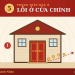 5 lỗi phong thủy ở cửa chính khiến tài lộc thất thoát