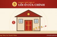 5 lỗi phong thủy ở cửa chính khiến tài lộc thất thoát